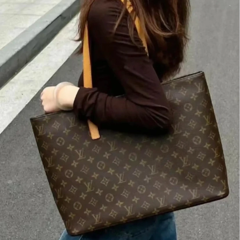 99新 LouisVuitton/路易威登 薇薇安托特包(大)/004植鞣革换新