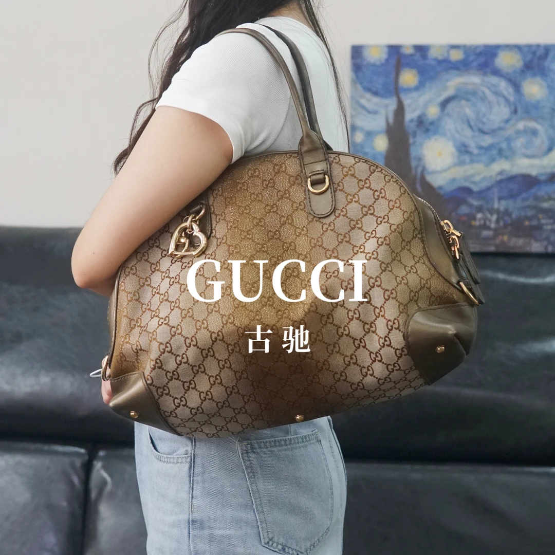 95新 GUCCI/古驰 贝壳单肩包/YZ10318936/8936