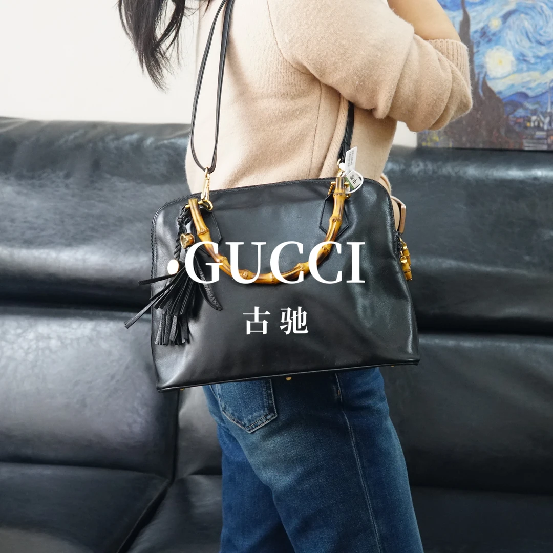 95新 GUCCI/古驰 竹节斜挎包/JJ09412426/2426
