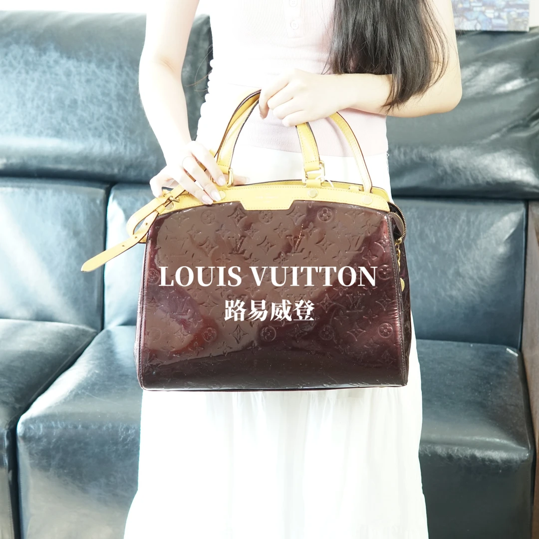 95新 LouisVuitton/路易威登 LV 漆皮医生包/YZ103240440/4040