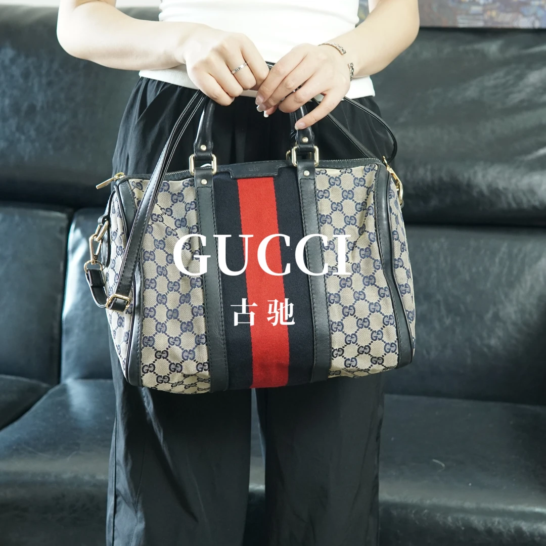 95新 GUCCI/古驰 波士顿枕头包/SP08523521/3521