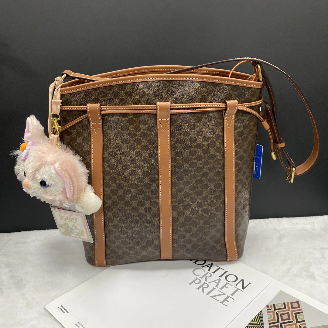 95新 Celine/思琳 XM/凯旋门满印老花单肩斜挎包/SC09429011换