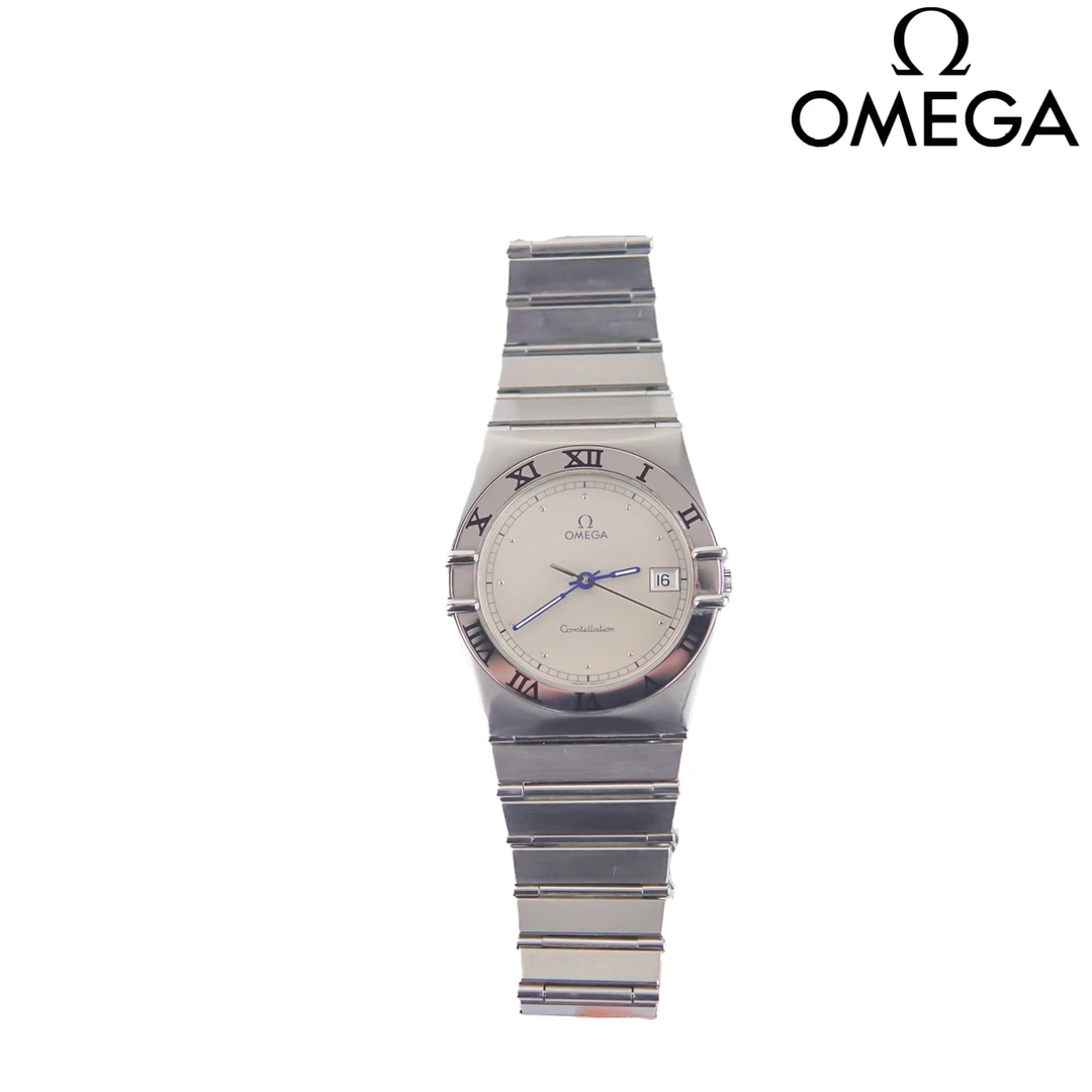 95新 Omega/欧米茄 Omega星座石英/yxPJ12309820/银色圆盘表
