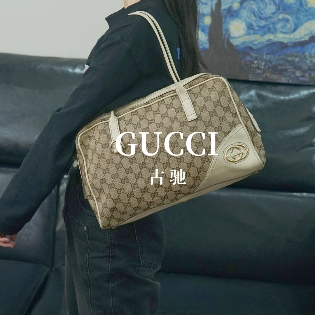 95新 GUCCI/古驰 老花单肩包/HZ10619007/9007