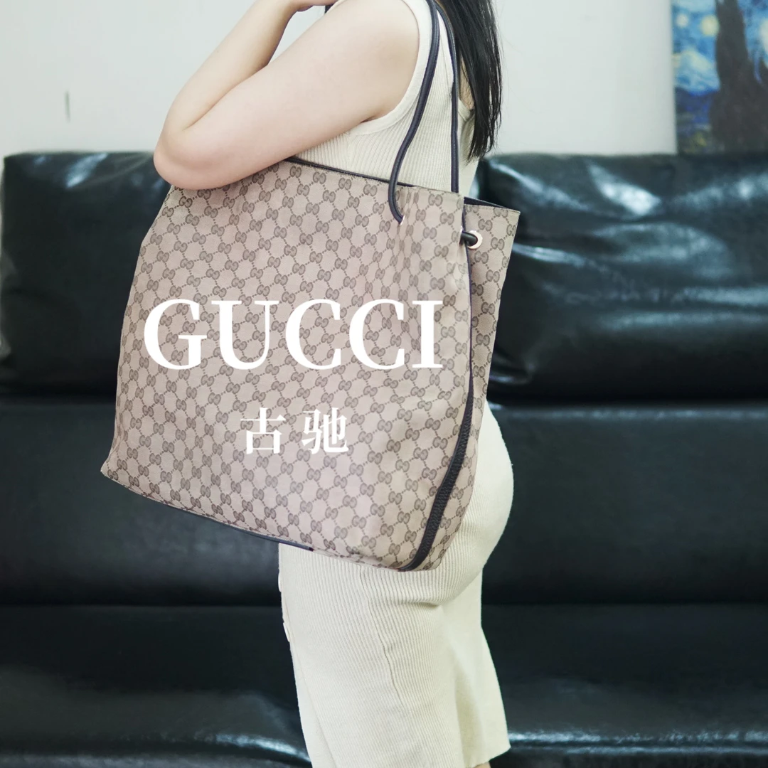 95新 GUCCI/古驰 老花单肩包/WJ10801046/1046