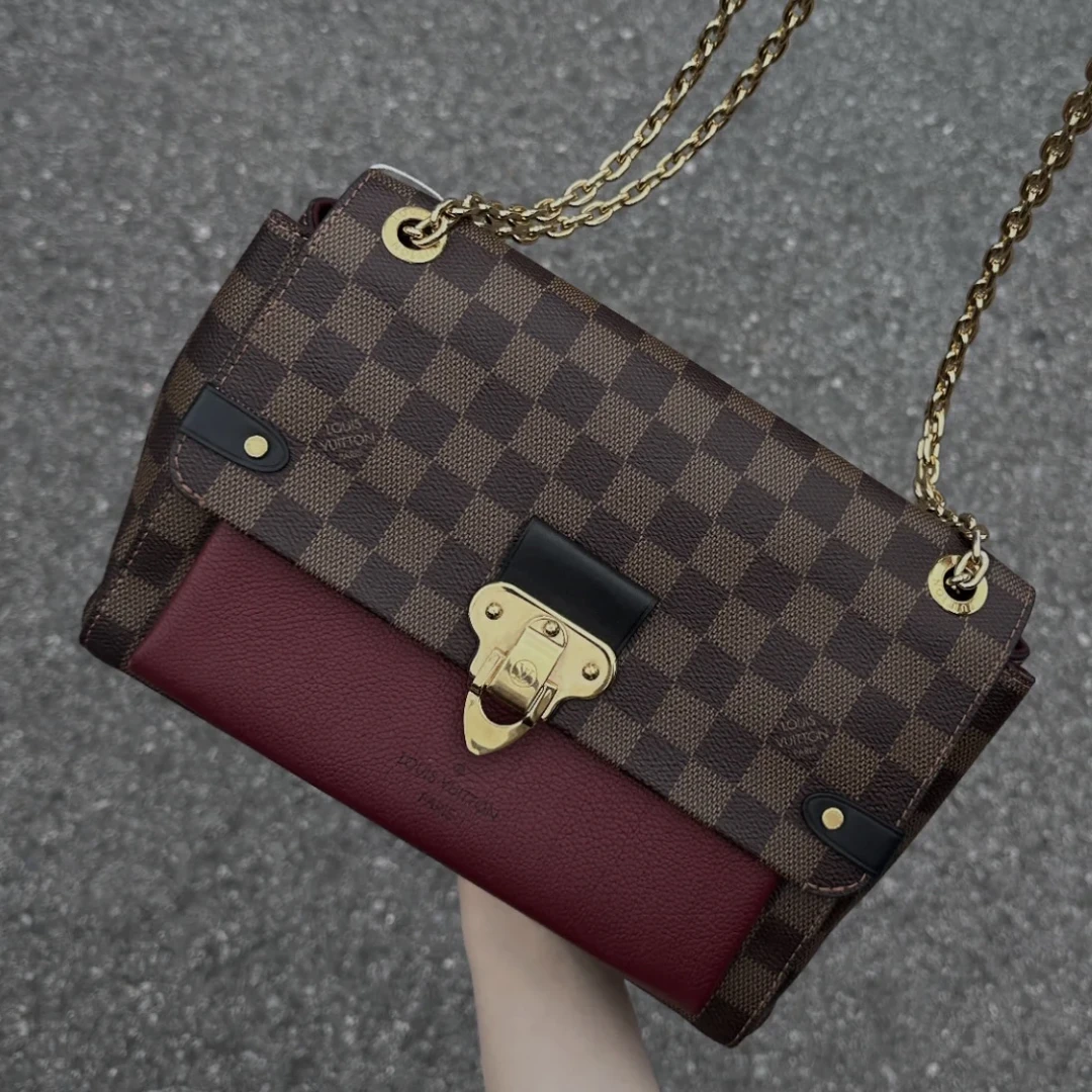 99新 LouisVuitton/路易威登 XM/vavin链条红棋盘格/YX04306504原