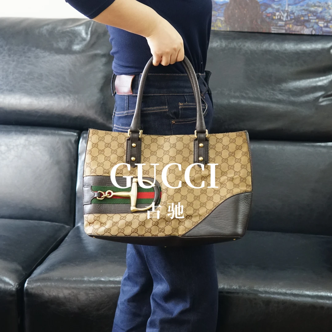 95新 GUCCI/古驰 老花单肩包/SJ11502033/2033