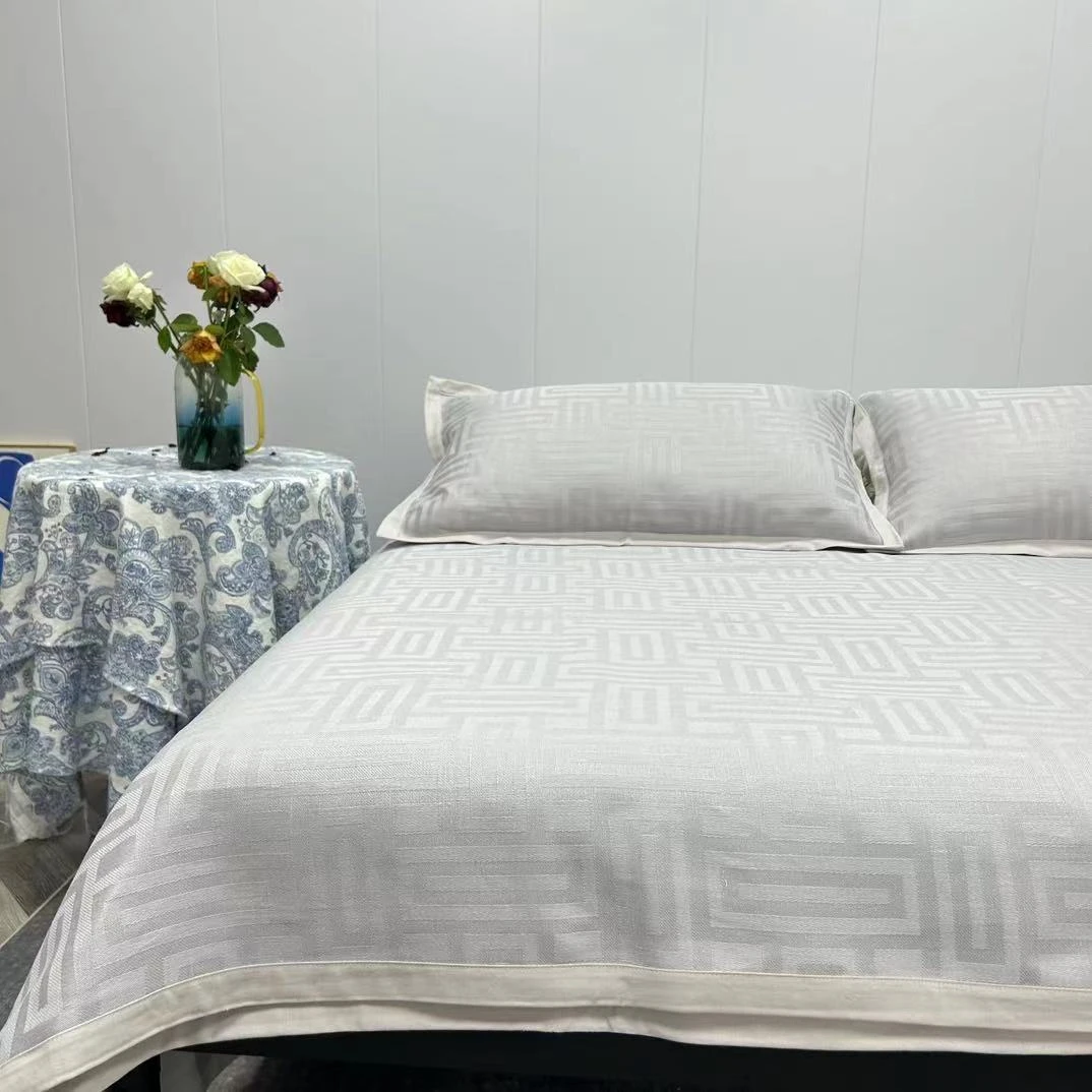 [100%汉麻高货]出口法国订单色织条纹汉麻软凉席