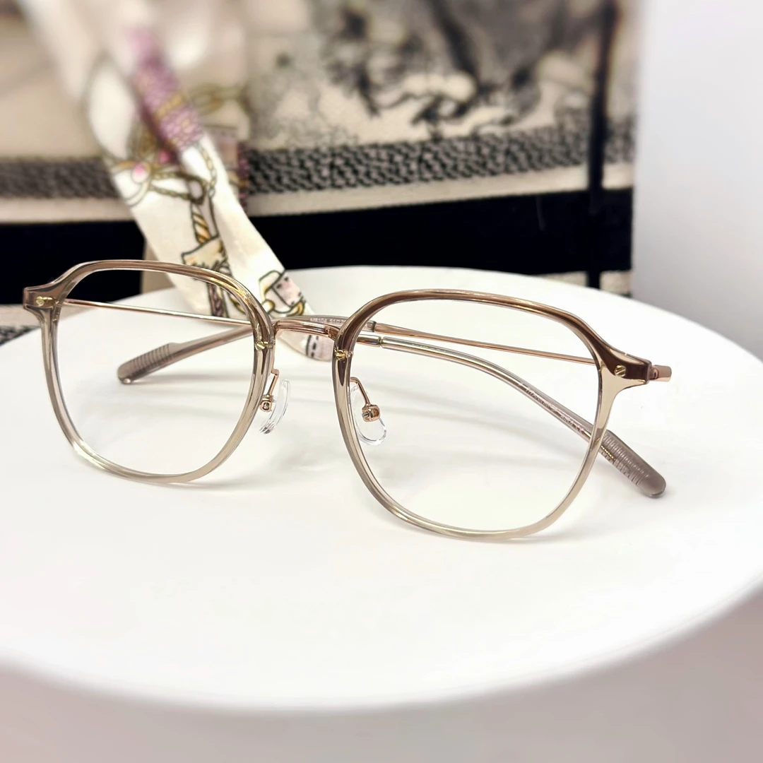 高颜值超轻网红新款韩版近视大框眼镜可配度数蓝光护目变色眼睛
