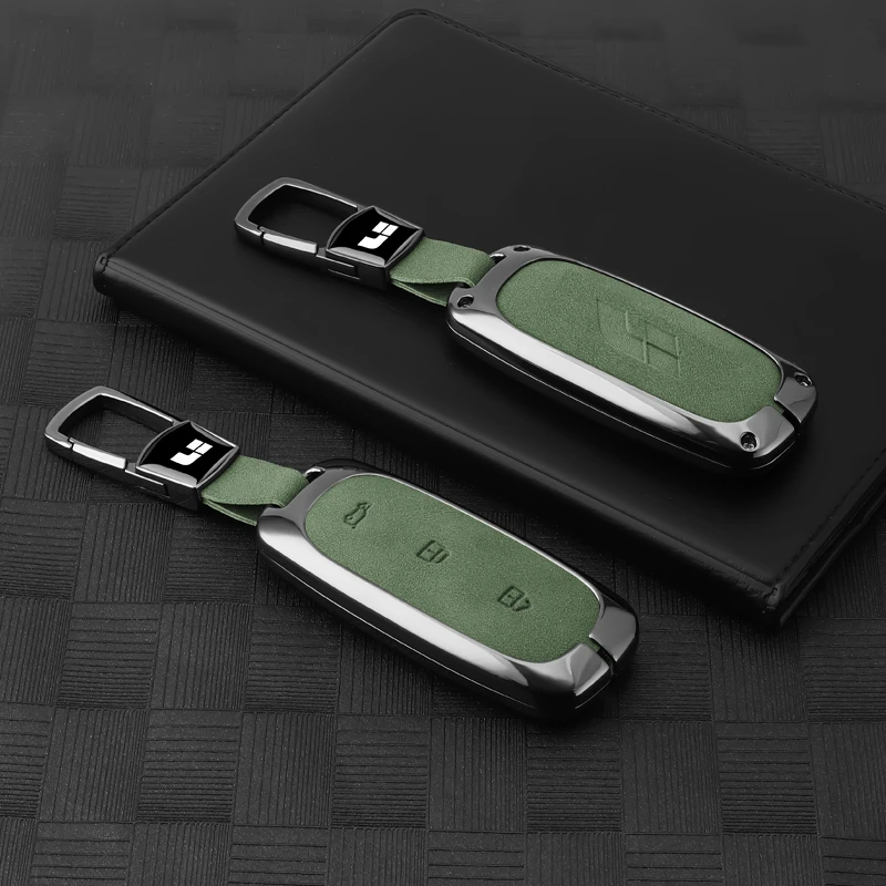 适用理想L6L7汽车钥匙套L8L9全包ONE MEGA锌合金属保护壳皮绳扣男