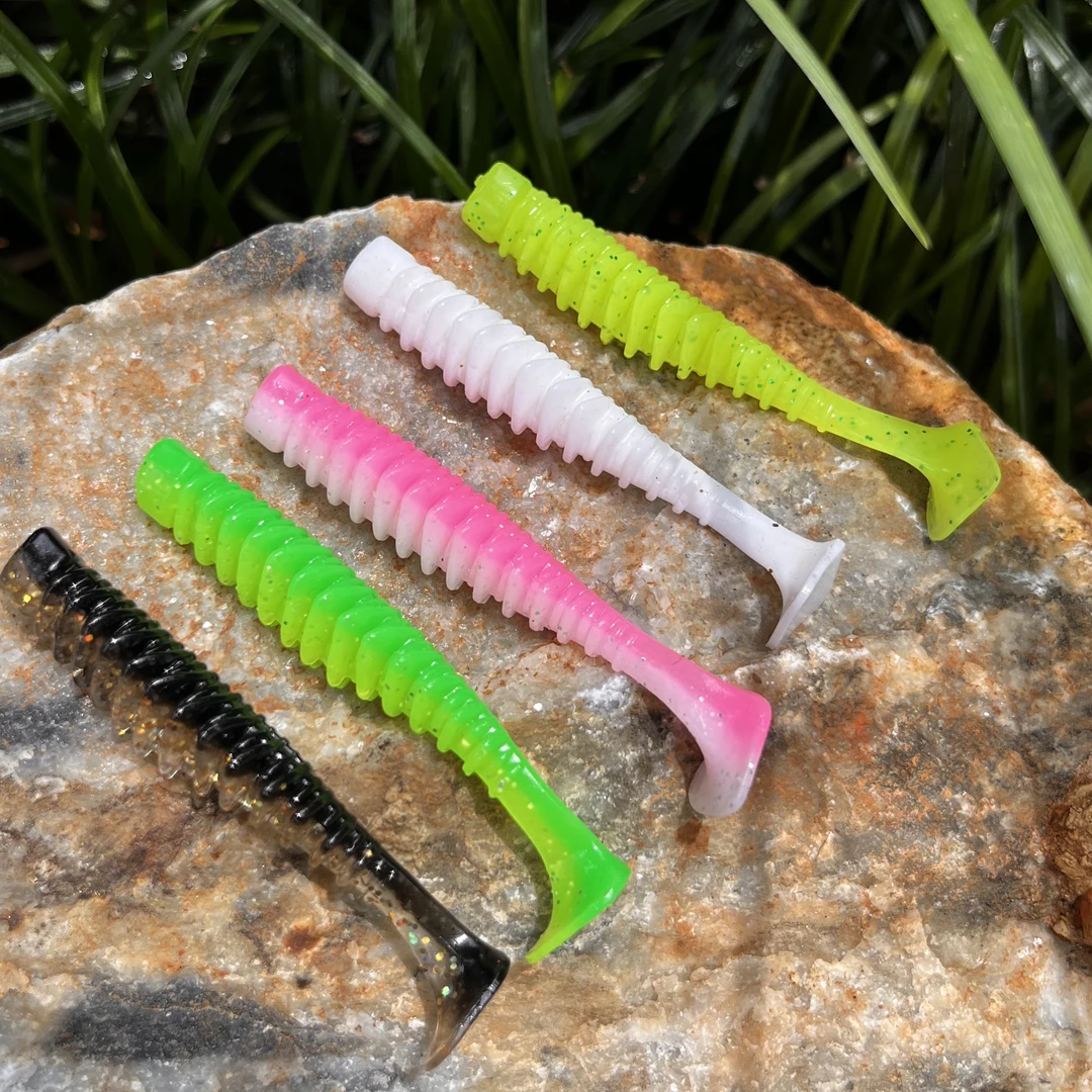 平凡之路反向螺纹T尾大摆动路亚饵软饵鳜鱼饵鲈鱼饵野钓黑坑