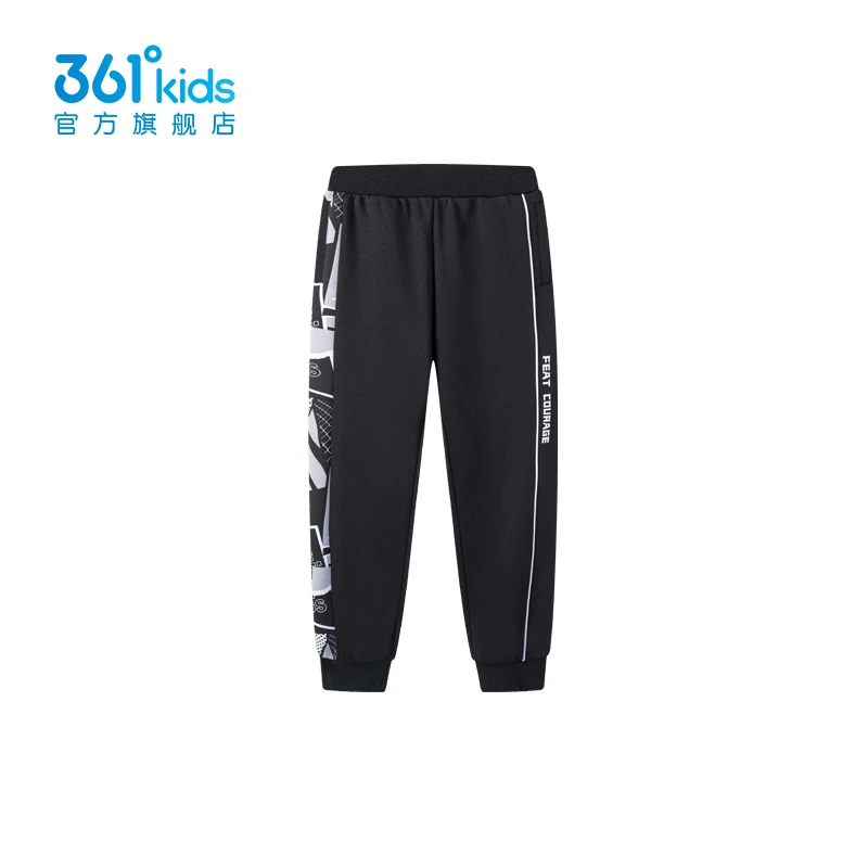 361°kids儿童春季时尚保暖束脚裤中大童龙年新款休闲运动长裤1501