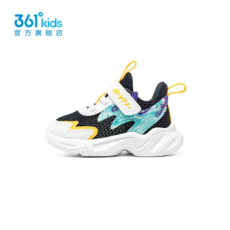 361°kids童鞋夏季新款男童小童大网孔透气防滑学步鞋 K72325914