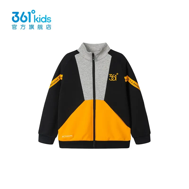 361°kids儿童春季新款时尚针织舒适中大童运动休闲外套K52331611