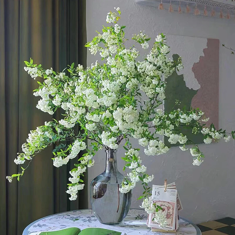 【精品】小手球鲜花带花苞小雪球小绣球水培鲜切花枝条绿植云南