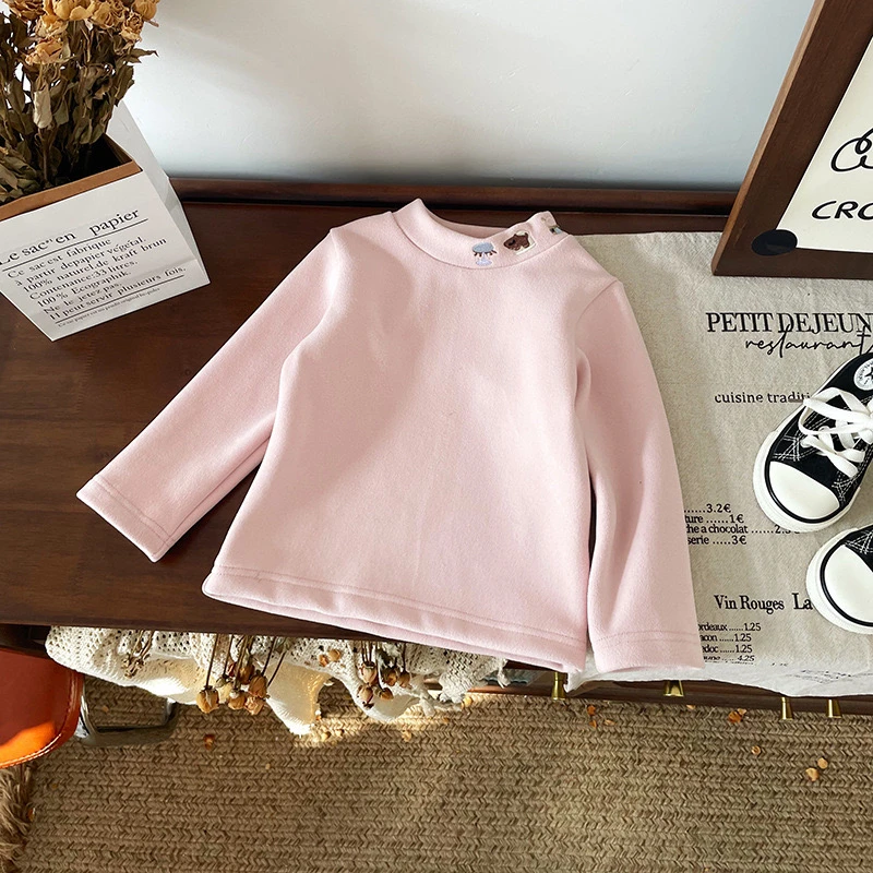 福利抓绒打底衫秋冬