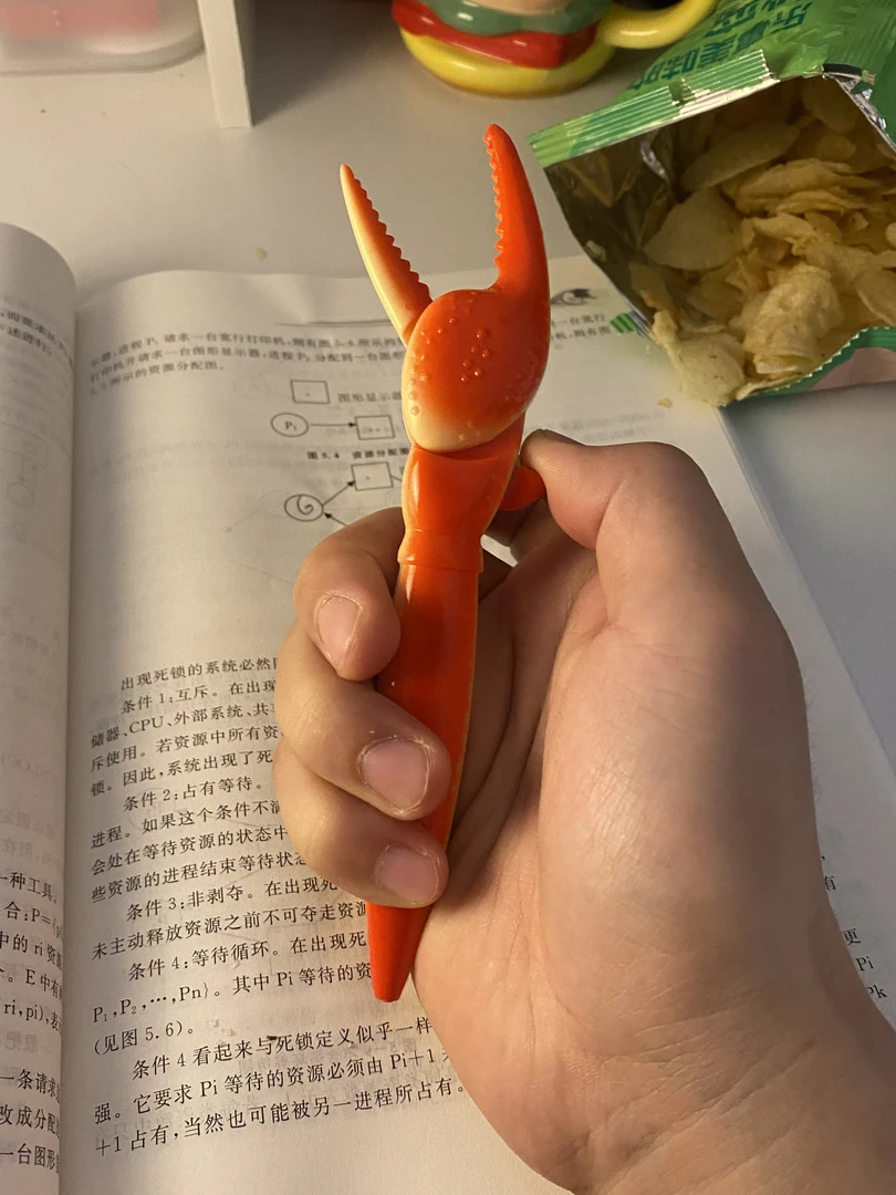 【00和猫】趣味龙虾爪子创意个性按压式可夹可玩装饰品
