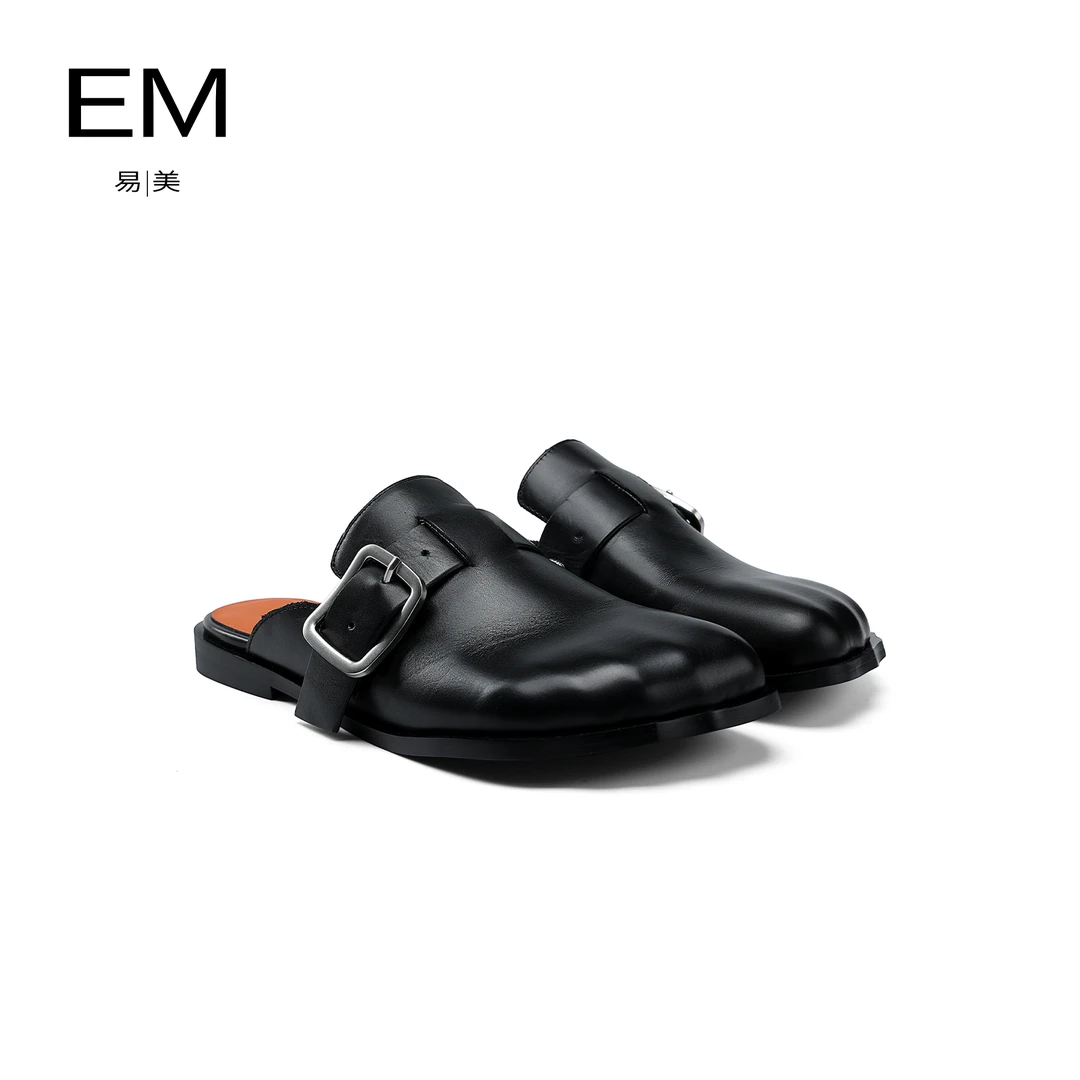 【宠粉季】2024春夏新款穆勒拖平底包头拖鞋E24AH103