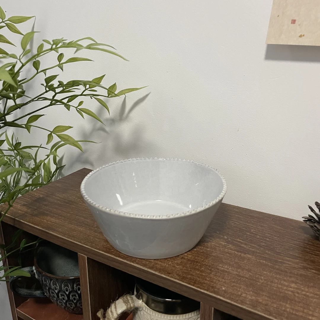 A35 6寸浮雕珍珠面碗菜碗沙拉碗水果碗