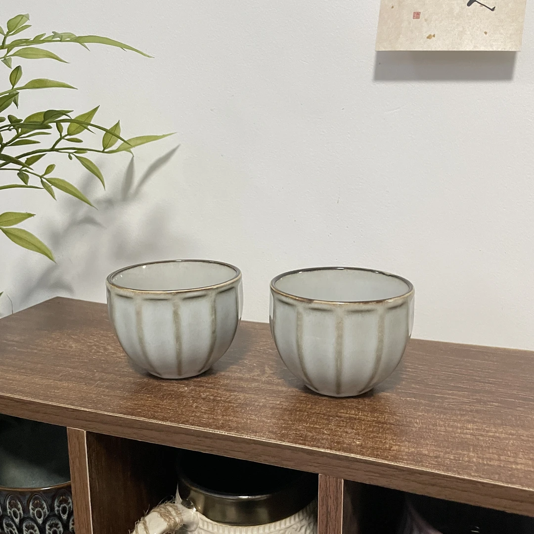 B07 浮雕茶杯复古杯