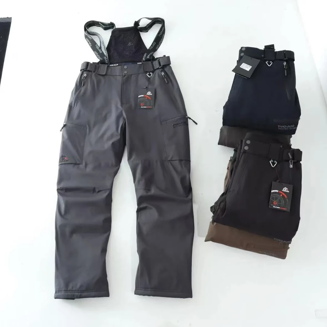户外专业滑雪裤加厚加棉冲锋裤防暴风雨雪851户外登山