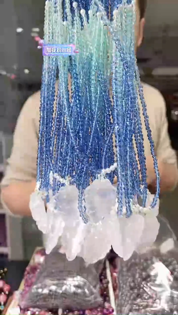 【闪购商品】水晶设计款凤九项链未镶嵌多人多样性发一件