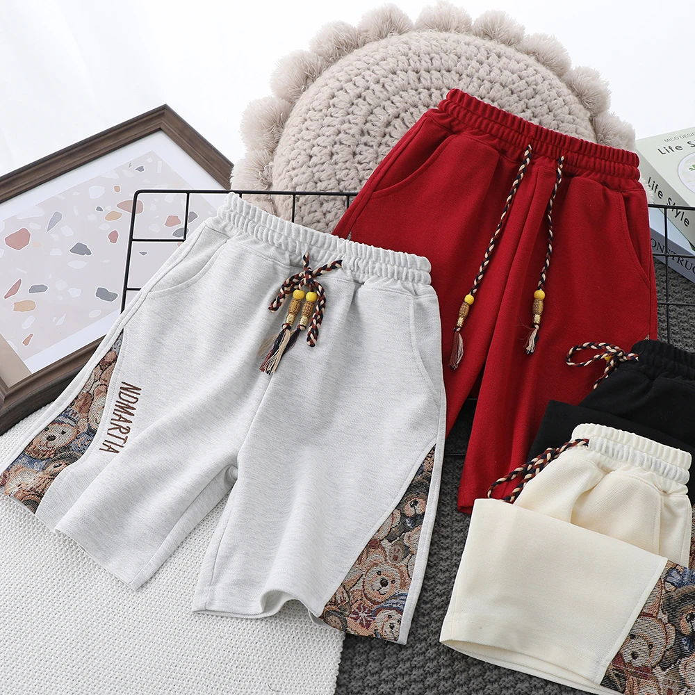 男童短裤夏季外穿2024新款帅气休闲中大儿童夏装男孩炸街五分裤潮