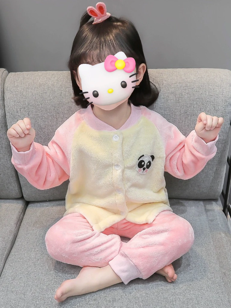 4699熊猫家居服套装
