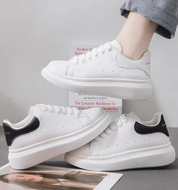 【男女同款】夏季厚底小白鞋板鞋2024新款百搭透气运动球鞋62123