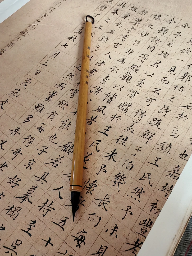 乌追黑尖紫毫出锋2口径0.6小楷专业毛笔毛笔