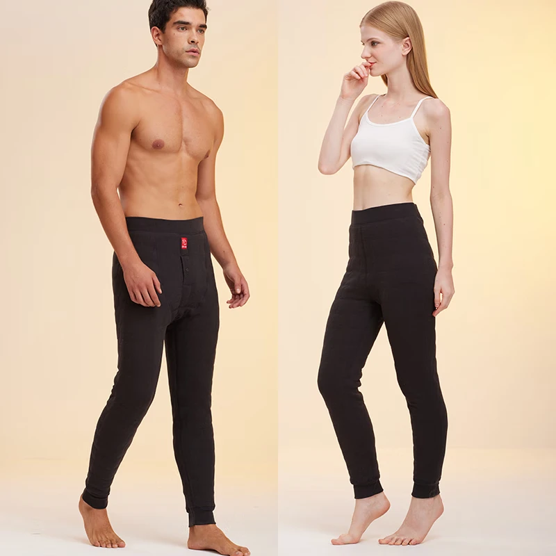 断码清仓男女都有100%纯羊毛填充内穿裤子