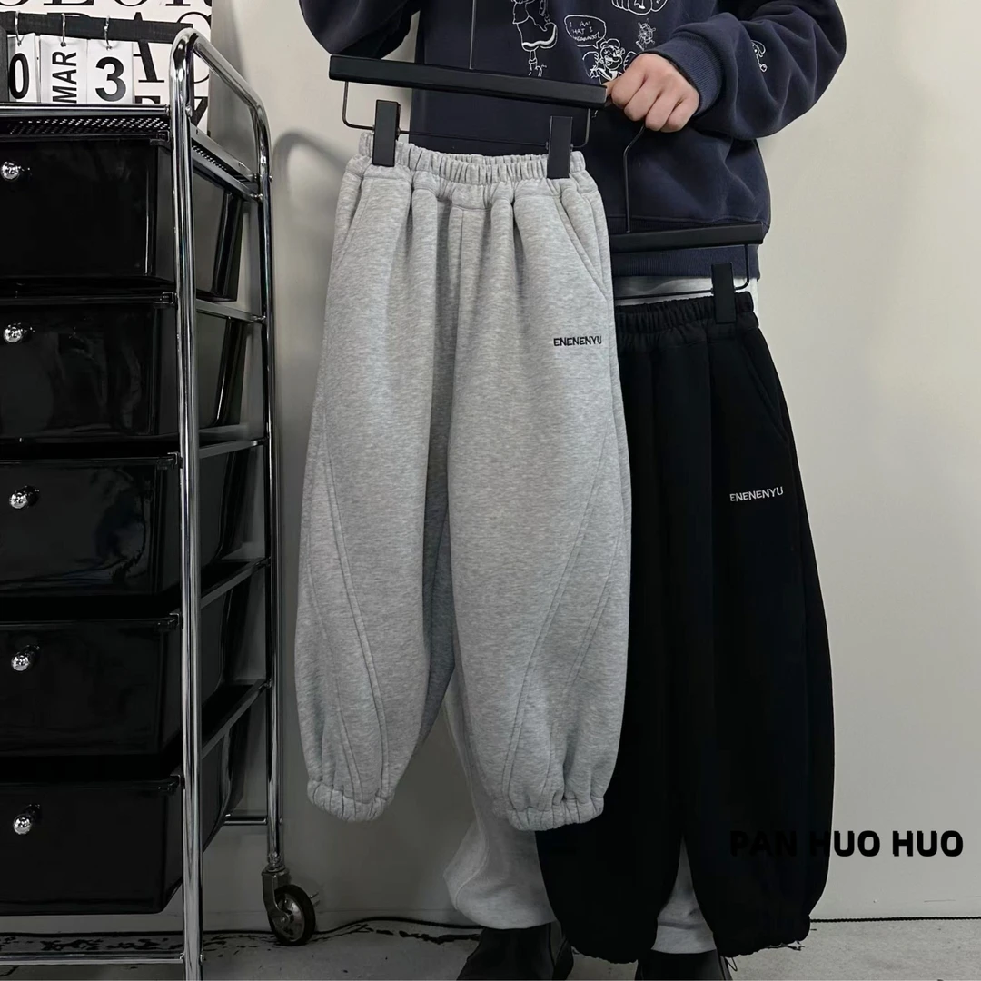 冬季新款加绒加厚毛毛裤-xi1023