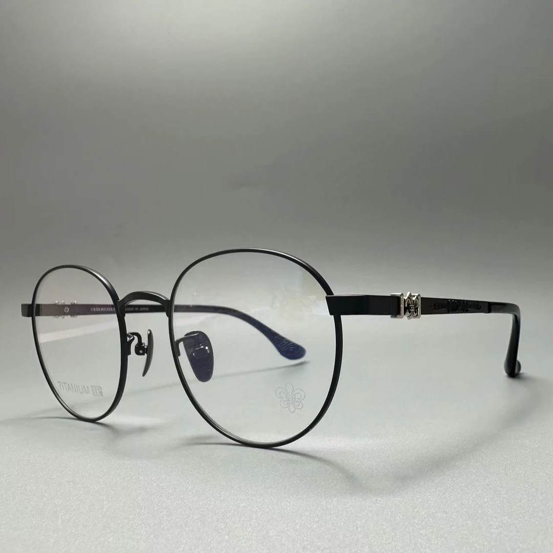 【F666】新款重工系列氪罗CH8287复古圆框文艺款眼镜架个性休闲眼镜