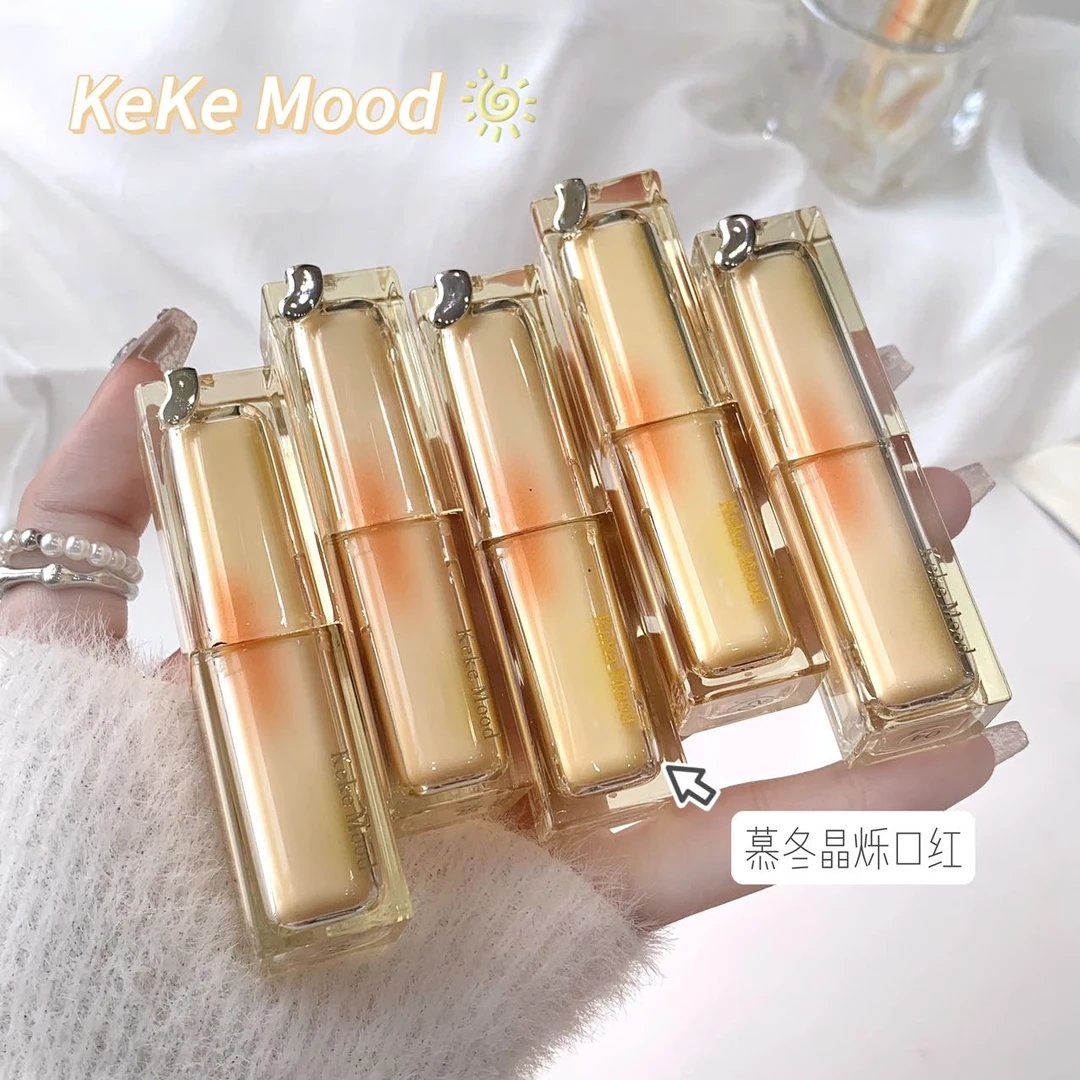 KeKe Mood慕冬晶烁口红学生党显白学生党冬天湿润嘴唇带来气色