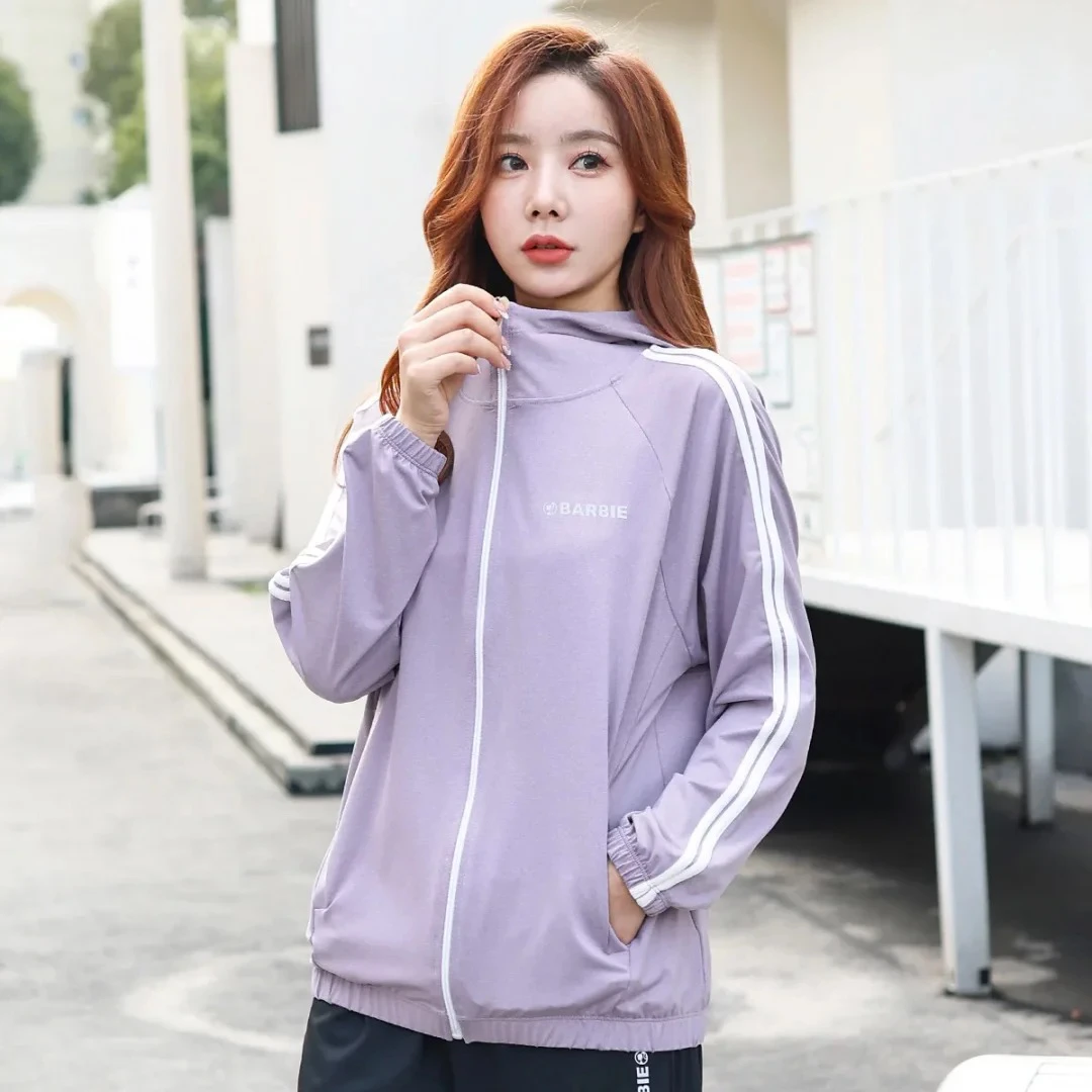 运动外套女秋冬新款宽松连帽外套休闲运动跑步瑜伽健身服