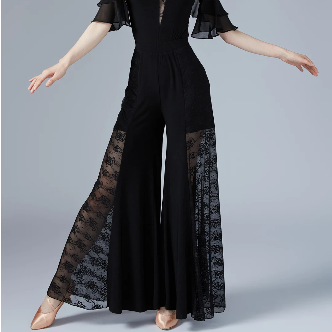 TOP Design ~COCO小姐蕾丝裤~气质优雅性感摩登舞裤子