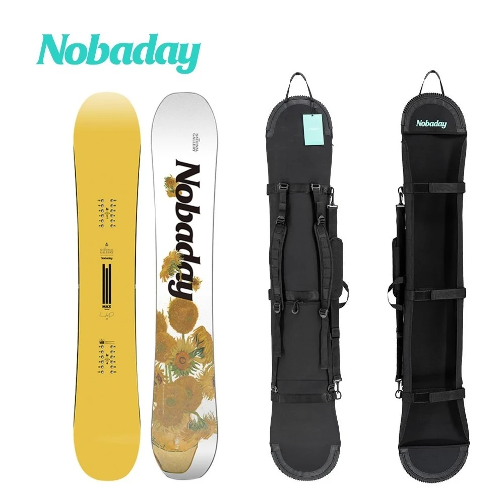 NOBADAY梵高MAX雪板+饺子皮套装 进阶雪板大英博物馆联名雪板套装