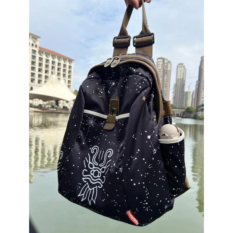 【贺岁新款】复古大容量旅游双肩包女2023新款时尚通勤背包高级质感