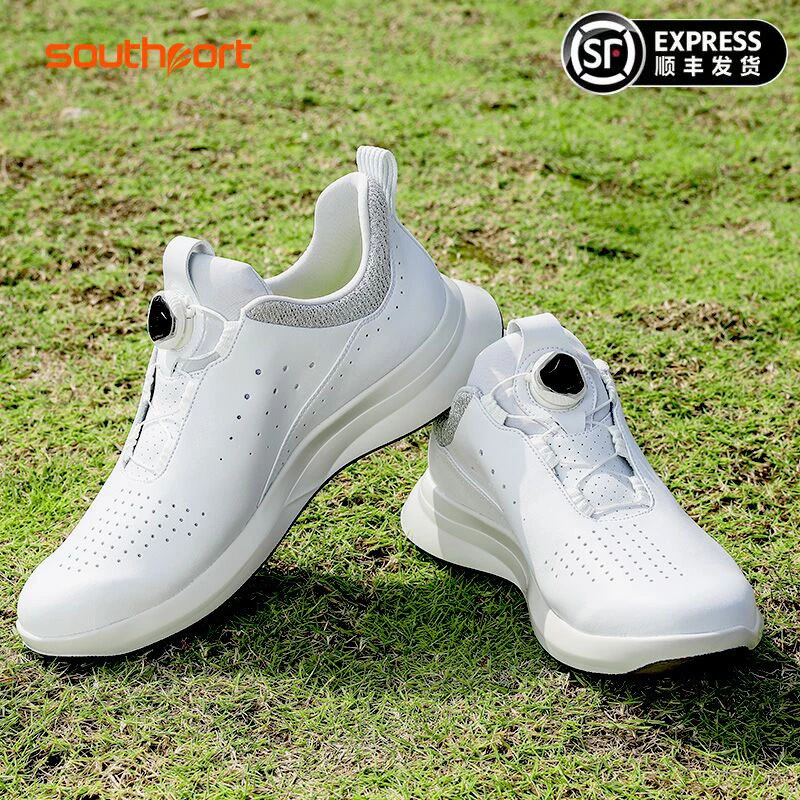 秀仕宝Southport 专业高尔夫球鞋男士防水透气旋钮鞋夏季防滑无钉