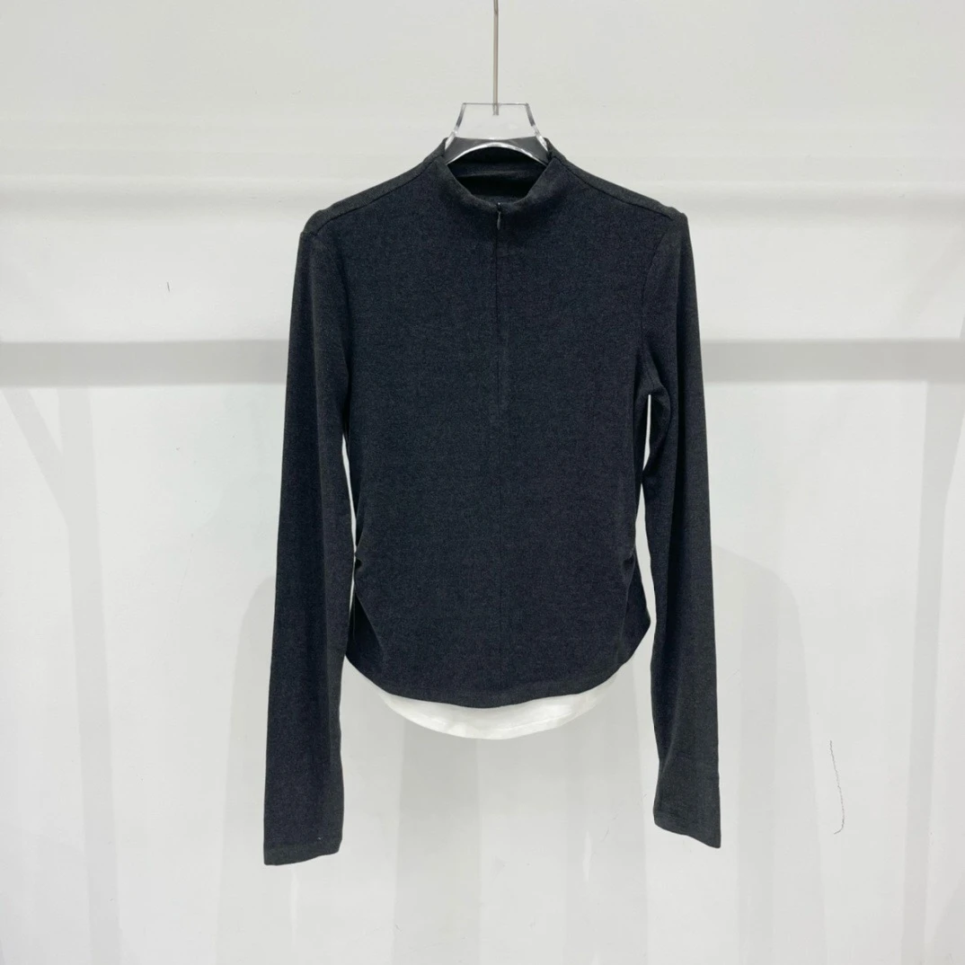 艾家2024秋冬新款设计感针织上衣6008