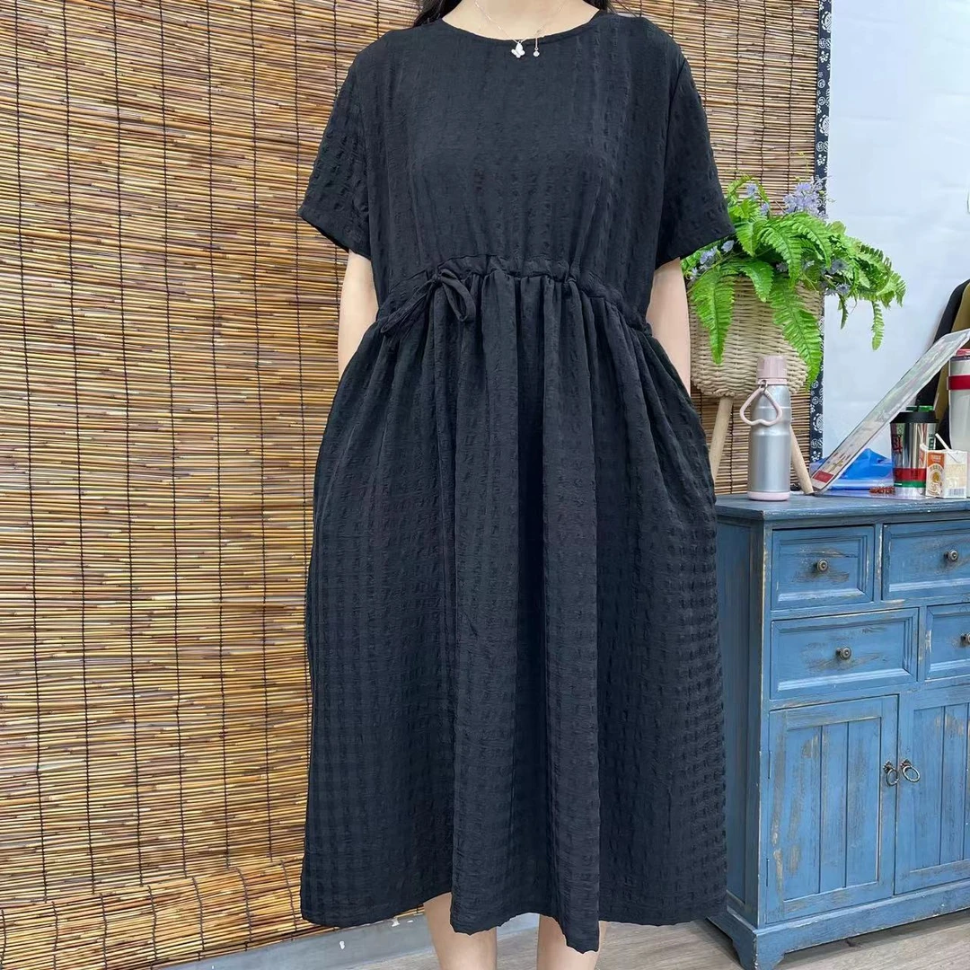 090夏季新款遮肉显瘦洋气减龄连衣裙