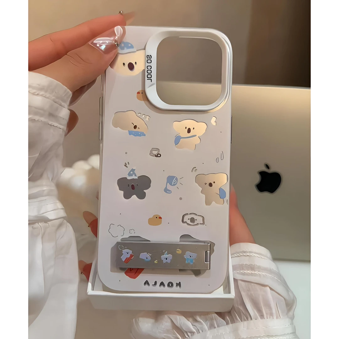可爱考拉适用苹果16/15iphone14promax手机壳潮流13pro支架防摔12