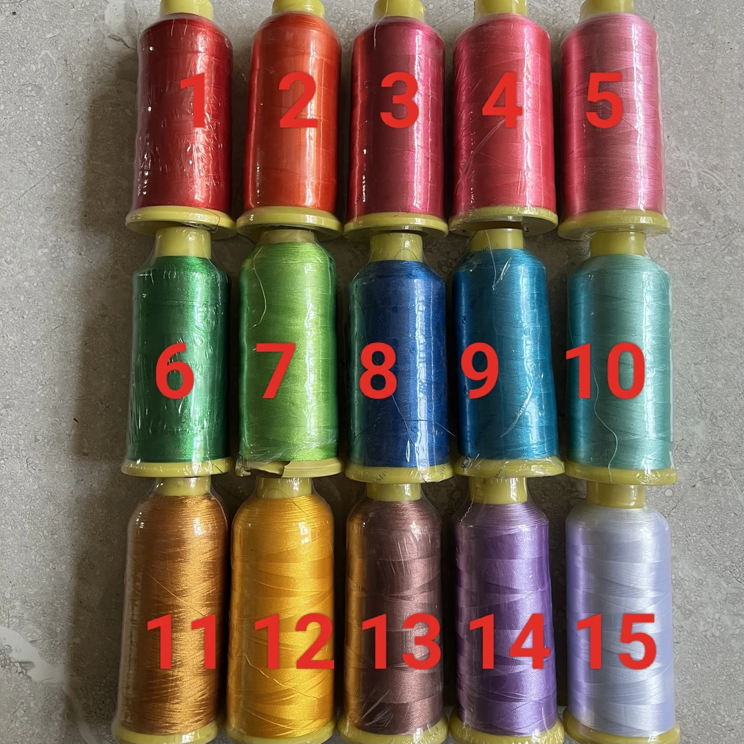 丝光线，缝纫机用，绣鞋垫