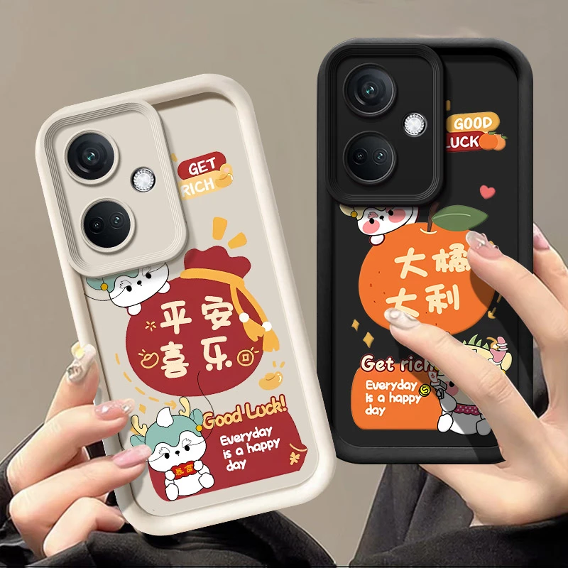 平安喜乐适用oppok11x手机壳PHF110防摔可爱卡通软壳创意新款硅胶