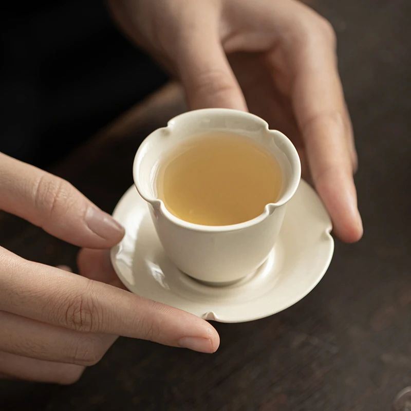 久造 手工陶瓷主人杯 草木灰功夫茶具茶杯单杯茶盏家用品茗杯套装