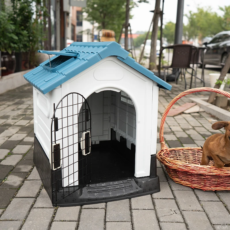 户外大中小型犬狗窝防水四季通用狗屋室外防雨狗笼子狗棚冬季