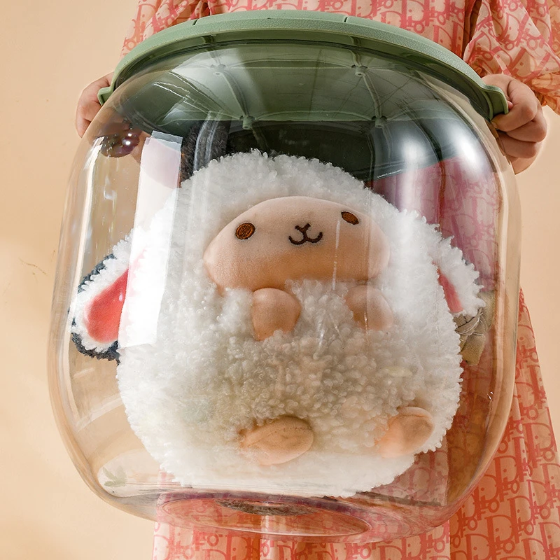 家用塑料透明凳子多功能儿童玩具收纳凳客厅换鞋凳储物防潮收纳盒