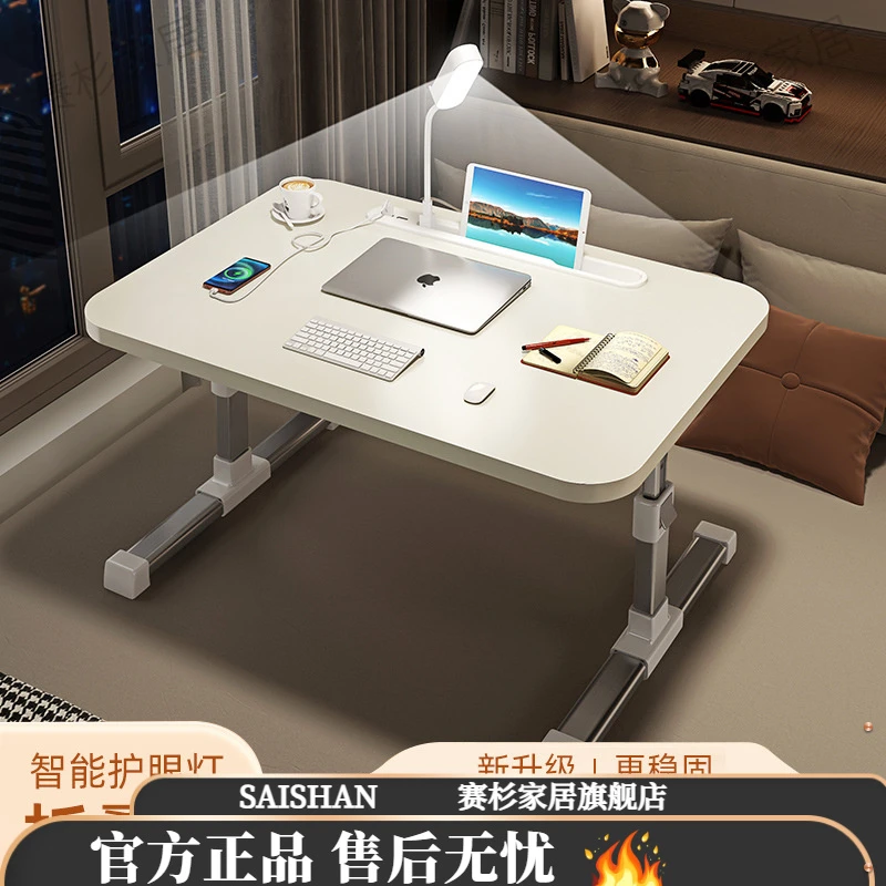 床上小桌子学习桌可折叠学生宿舍上铺床上电脑桌书桌儿童写字桌