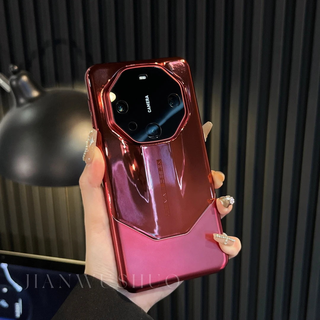 秒变非凡大师RS保时捷mate60pro适用华为mate50pro电镀手机壳防摔
