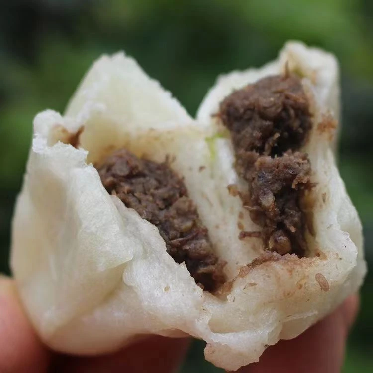 (红酒姨妈)安顺豆沙包酸辣椒肉沫包买10个送5个共15个